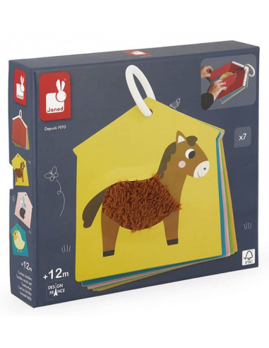 Cartes tactiles Ferme - Janod Cartes tactiles Ferme - Janod