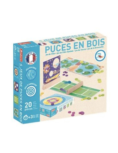 Jeu de puces 4 jeux - Jeujura