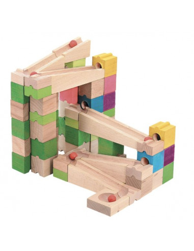 Circuit de billes 68 pièces - Jeujura Circuit de billes 68 pièces - Jeujura