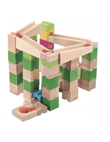 Circuit de billes 68 pièces - Jeujura Circuit de billes 68 pièces - Jeujura