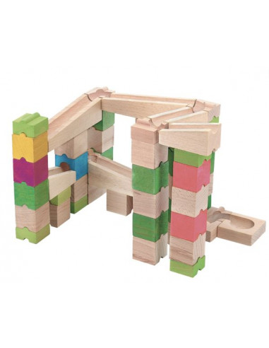 Circuit de billes 68 pièces - Jeujura Circuit de billes 68 pièces - Jeujura