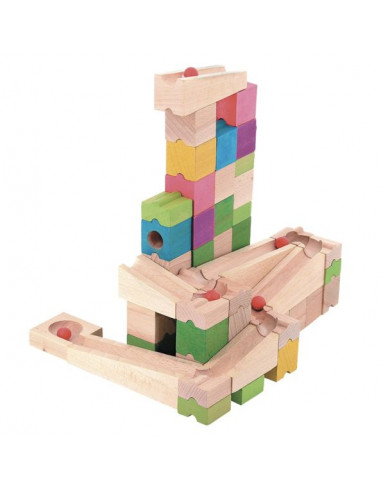 Circuit de billes 68 pièces - Jeujura Circuit de billes 68 pièces - Jeujura