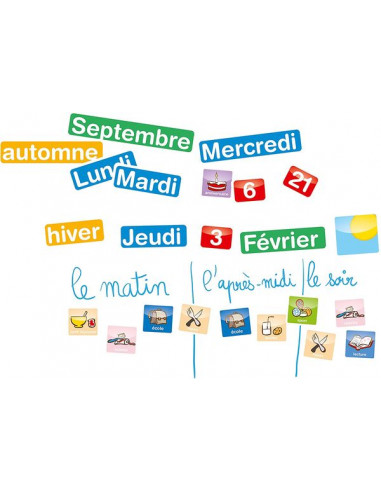 80 magnets calendrier - Jeujura 80 magnets calendrier - Jeujura