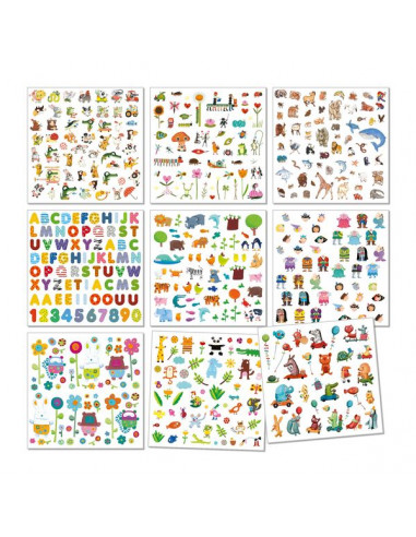 1000 stickers pour les petits - Djeco 1000 stickers pour les petits - Djeco