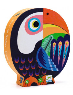 Puzzle 24 pièces Coco le toucan