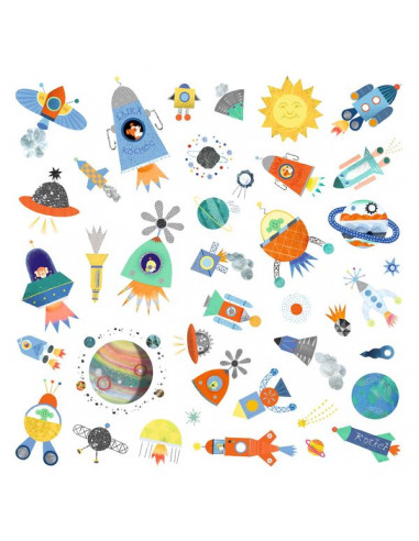 Stickers Interstellaire - Djeco Stickers Interstellaire - Djeco