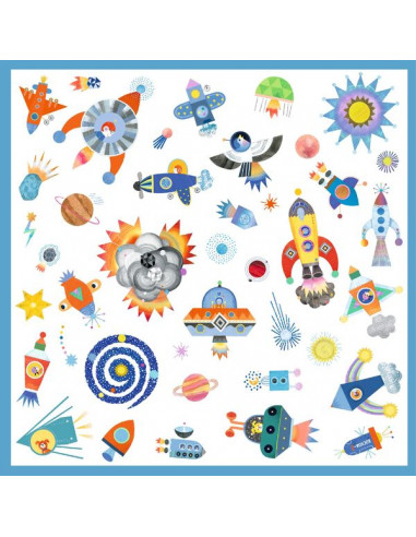 Stickers Interstellaire - Djeco Stickers Interstellaire - Djeco