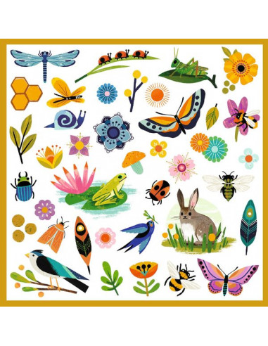 Stickers Jardin - Djeco Stickers Jardin - Djeco