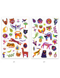 Tatouages Wild beauty - Djeco 2