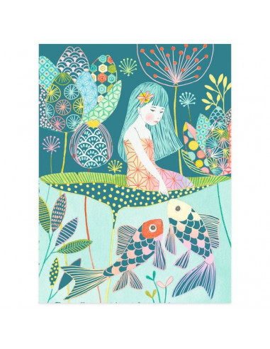 Cartes à gratter L'étang - Djeco Cartes à gratter L'étang - Djeco