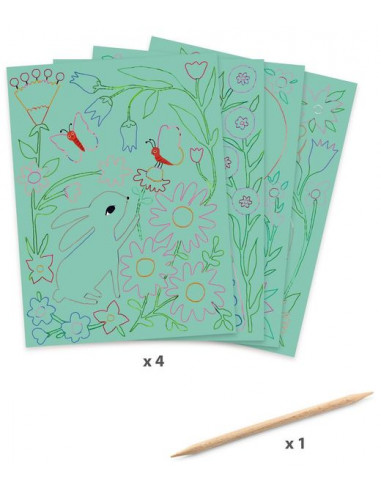 Cartes à gratter Rencontres - Djeco Cartes à gratter Rencontres - Djeco