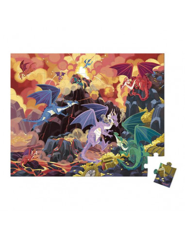 Puzzle terre de dragons 54 pièces -...
