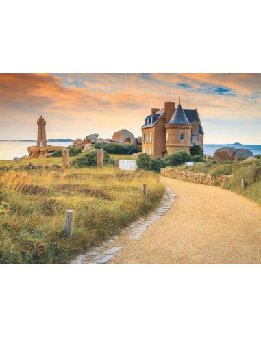 Puzzle 500 pièces vers le phare de... Puzzle 500 pièces vers le phare de...