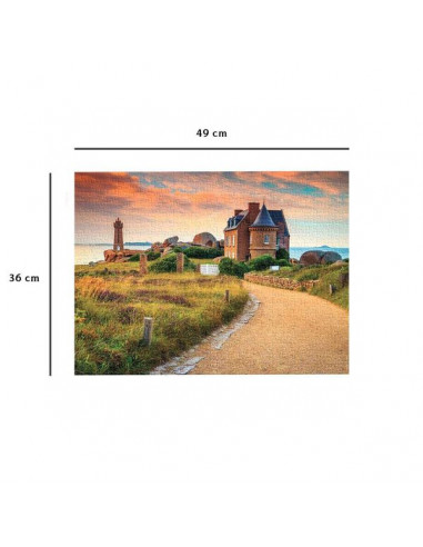 Puzzle 500 pièces vers le phare de... Puzzle 500 pièces vers le phare de...