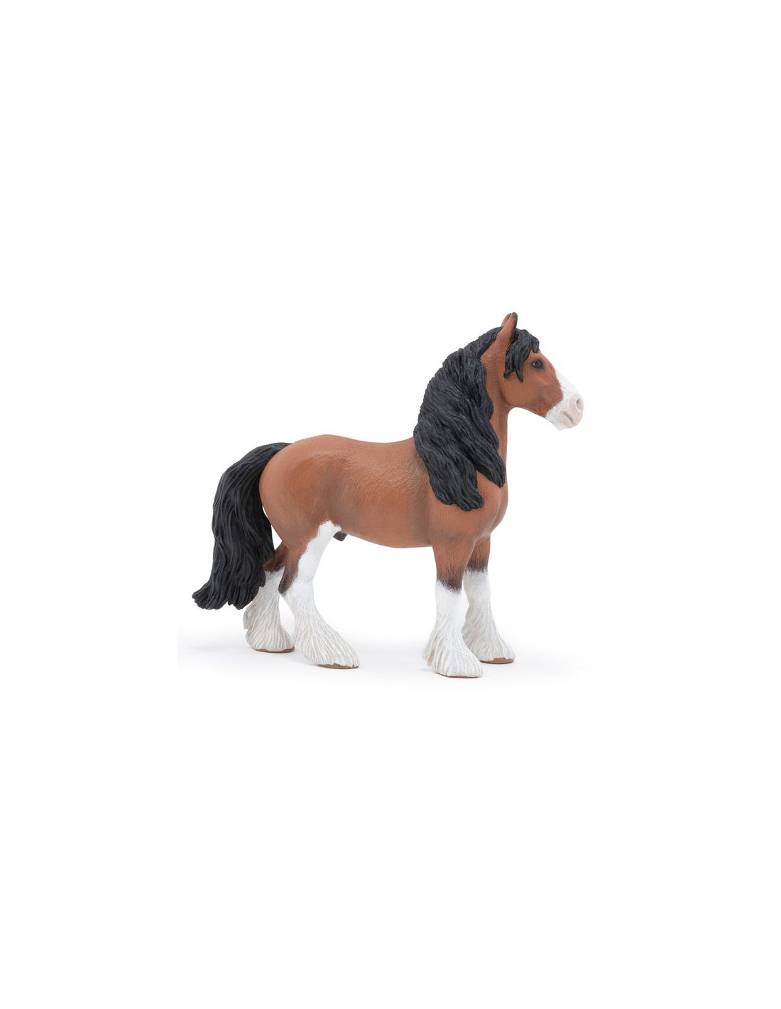 Figurine cavalière de compétition avec cheval Schleich en multicolore