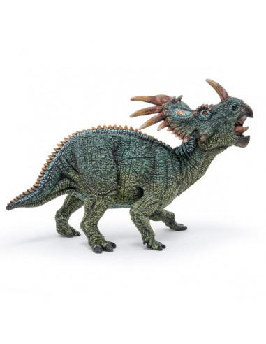 Figurine dinosaure styracosaure bleu...
