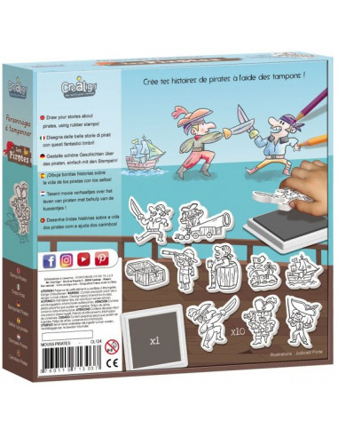 Personnages à tamponner Les Pirates -... Personnages à tamponner Les Pirates -...