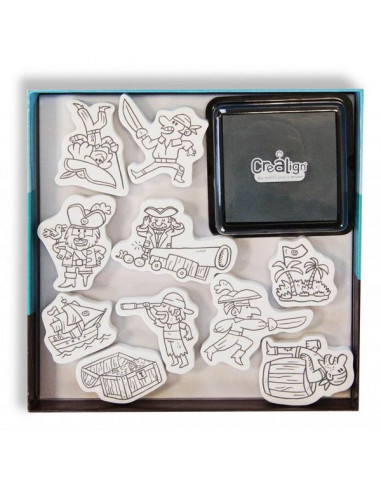 Personnages à tamponner Les Pirates -... Personnages à tamponner Les Pirates -...