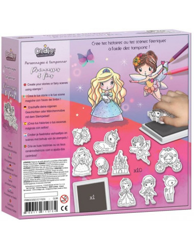 Personnages à tamponner Princesses et... Personnages à tamponner Princesses et...