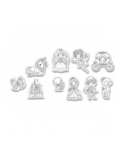 Personnages à tamponner Princesses et... Personnages à tamponner Princesses et...