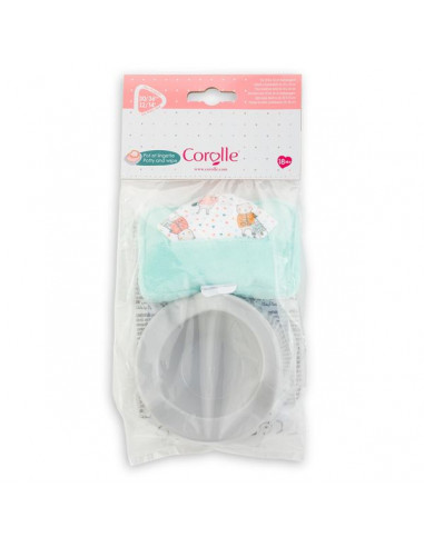 Pot et lingette pour poupée 30 cm -... Pot et lingette pour poupée 30 cm -...