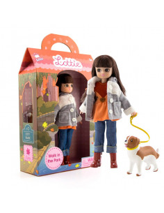 Poupée Lottie avec chien...