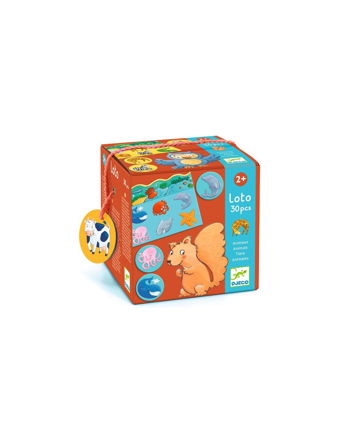 Loto tactile Animaux de la ferme Djeco Enfants 3 ans