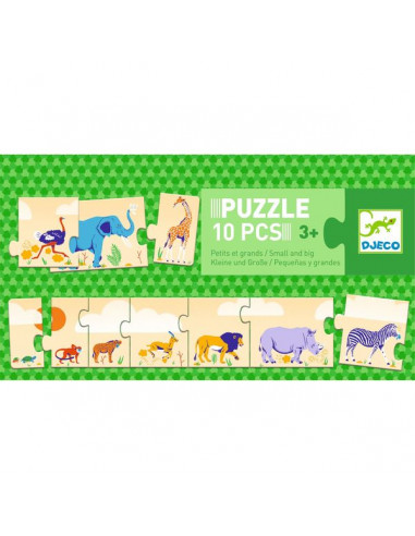 Puzzle frise Petits et grands - Djeco