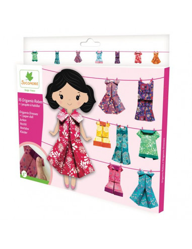 16 origamis robe - Sycomore