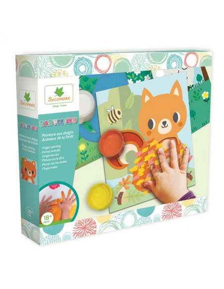 CREA005 Plusieurs Couleurs SYCOMORE-CREA005 Artissimo-10 Tableaux Sable-Animaux de la forêt-Loisirs Créatifs Enfant-Dès 4 ans-Sycomore-CREA005 