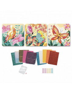 3 mosaïques papillons -... 2