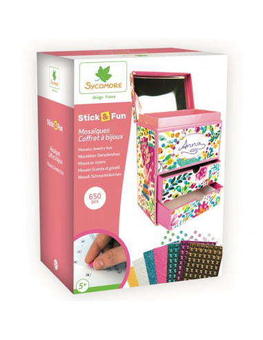 Mosaïques coffret à bijoux - Sycomore