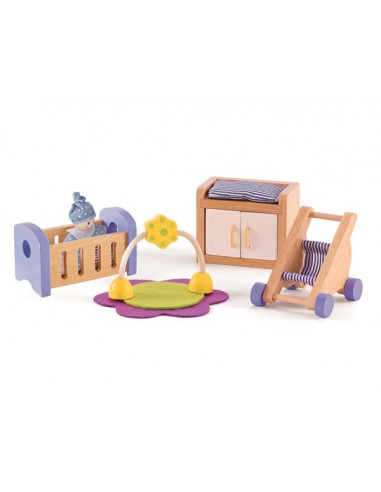 Chambre de bébé pour maison de poupée...
