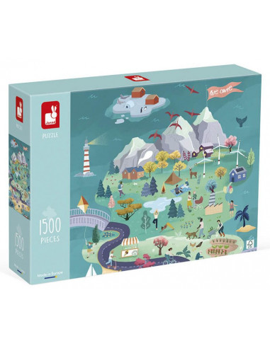 Puzzle 1500 pièces : Le coffre à jouets - Nathan - Rue des Puzzles