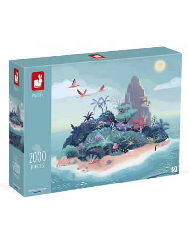 Puzzle L’île mystérieuse 2000 pièces...