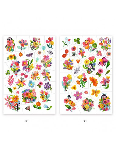 Tatouages Aqua flor - Djeco Tatouages Aqua flor - Djeco