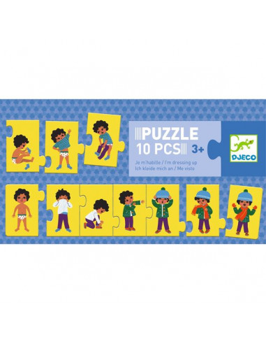 Puzzle frise je m'habille - Djeco Puzzle frise je m'habille - Djeco