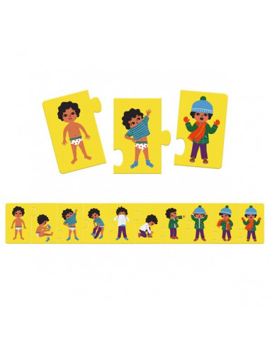 Puzzle frise je m'habille - Djeco Puzzle frise je m'habille - Djeco