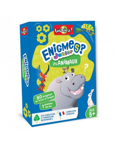 Enigmes Junior Les Animaux - Bioviva