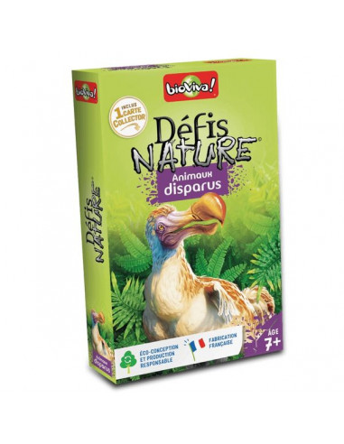 Défis nature Animaux disparus - Bioviva