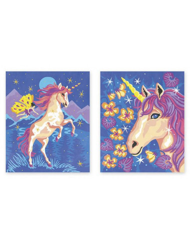 Peinture au numéro licornes - Janod Peinture au numéro licornes - Janod