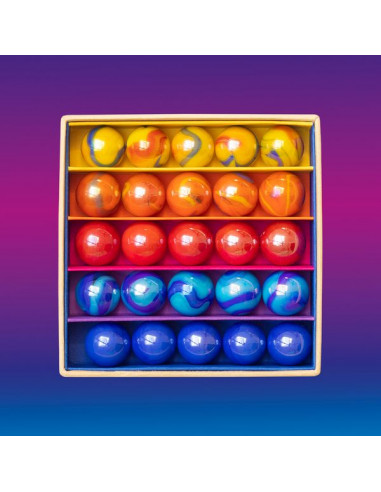 Coffret de 25 billes Sunset - Billes... Coffret de 25 billes Sunset - Billes...