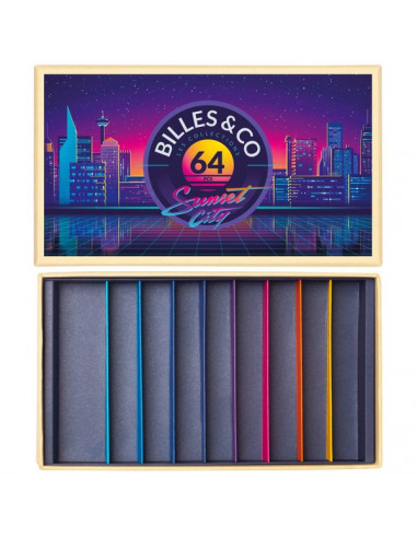 Coffret de 64 billes Sunset city -... Coffret de 64 billes Sunset city -...