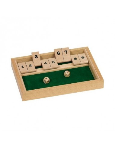Jeu De Dés Jouet Éducatif Intéressant Jeu De Société,Jeu À Boire Dés Jeux À Boire Pour Soirée Bar 4 Joueurs Avec Les Amis Familles Strategie Shut The Box Jeu Echecs Bois 