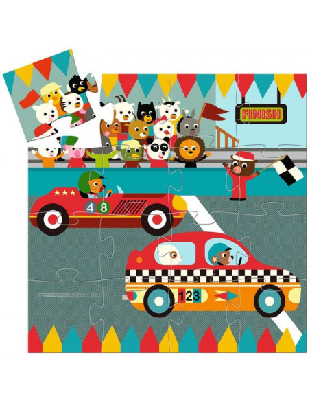 Puzzle camion de pompier Djeco 16 pièces - 9,90€