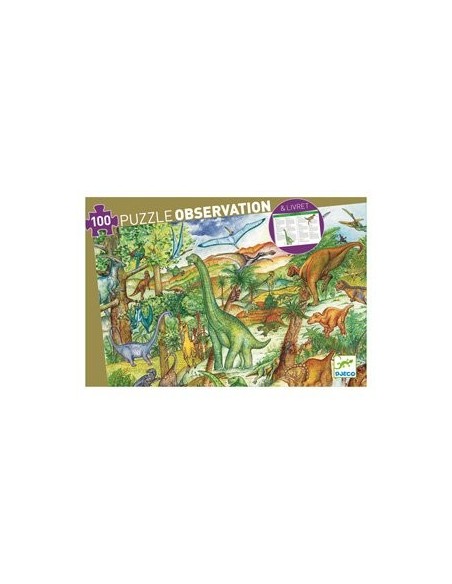 Puzzle Djeco 5 ans Dinosaures 100 pièces - 13,90€