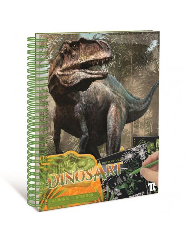 Tableaux à gratter dinosaure - DinosArt