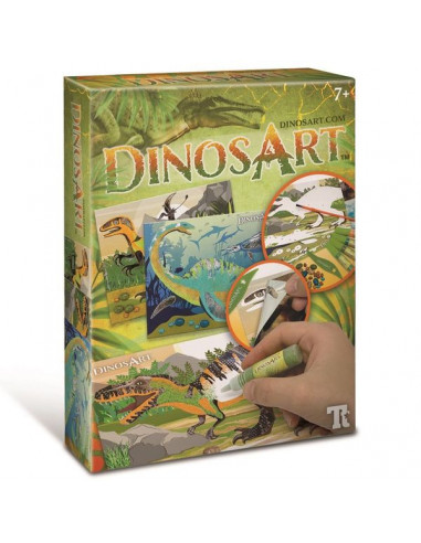 Cartes à texturer Dinosaure - DinosArt