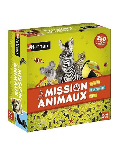 Mission animaux - jeu d'observation - Nathan 