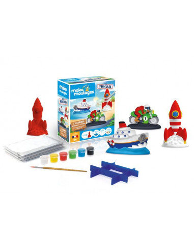 Coffret 3 moules mes véhicules - Mako... Coffret 3 moules mes véhicules - Mako...